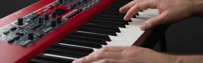 nord piano 5 being played