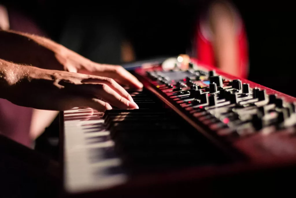 Nord Piano in use